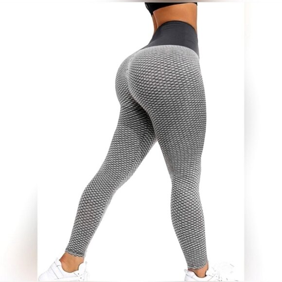 NWOT AMILIA Butt Lift Anti-Cellulite Yoga Exercise Leggings w Scrunch Butt, Sz S - Picture 2 of 7